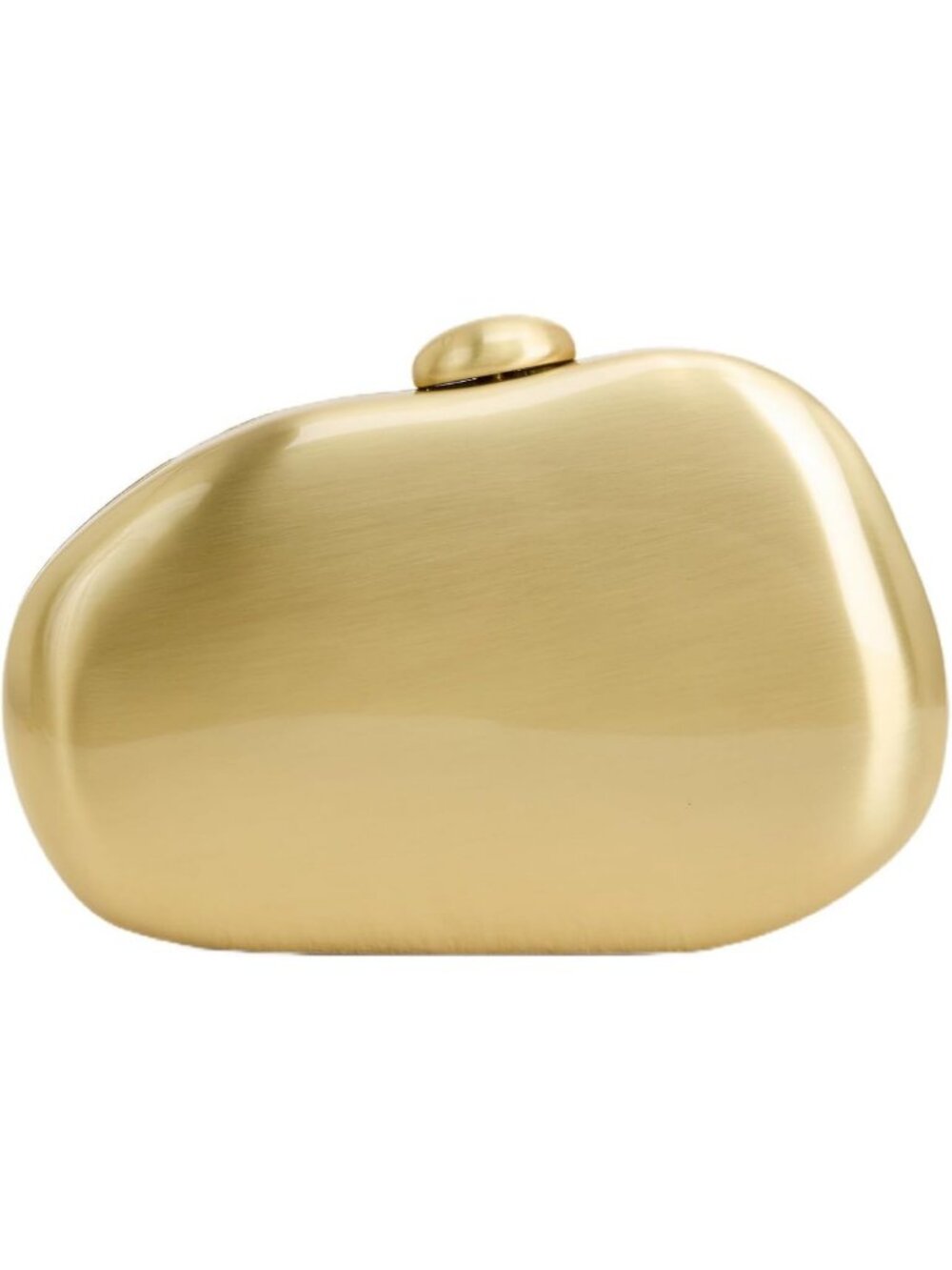 Chic Gold Metal Shell Clutch Purse for Evening Parties, Women's Special Occasion